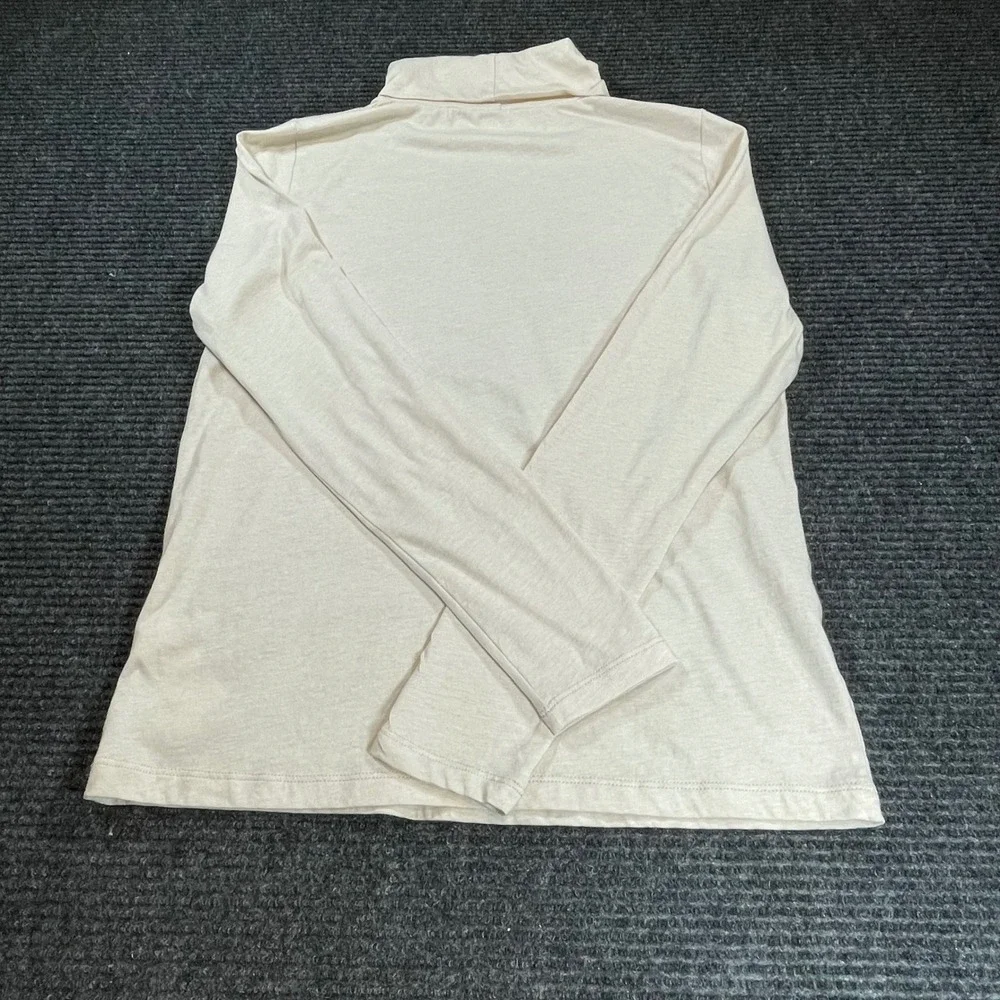 J. Crew Tissue Turtleneck Top Oatmeal Beige Heather CO281 Mens Medium‎ NWT